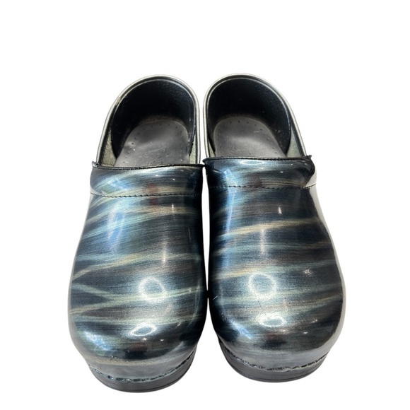 Dansko Professional Clog Nursing Shoe Muli-Color Patent Leather Size 37 6.5 /  7 - Picture 12 of 14